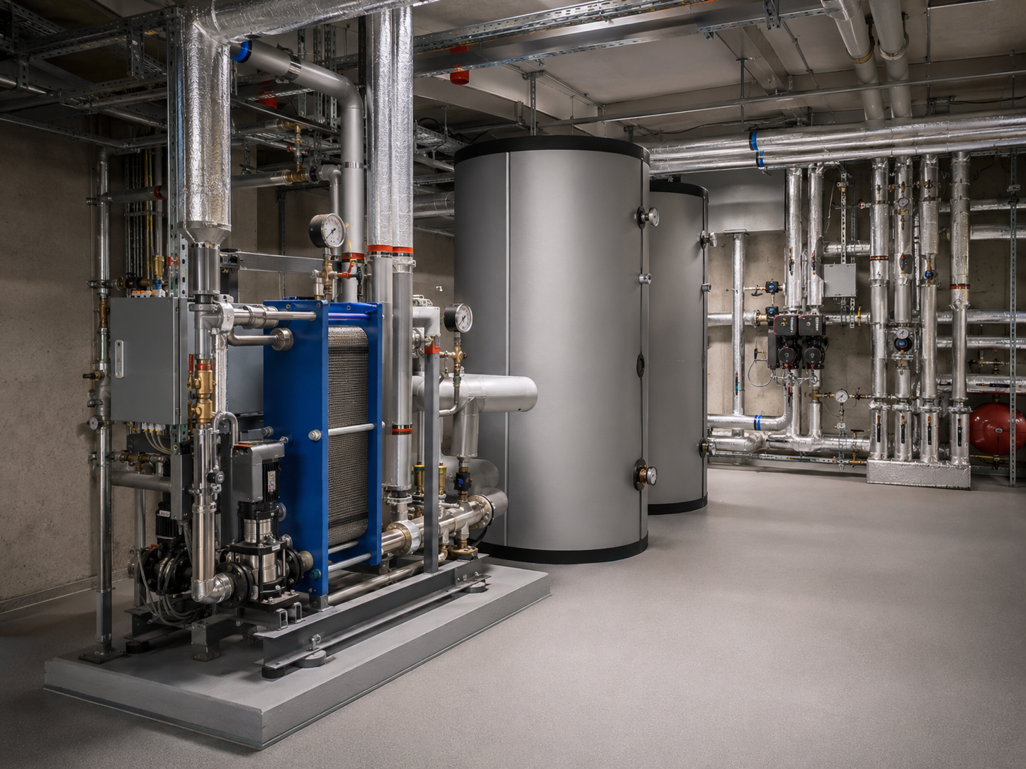 Eau chaude sanitaire raccordée